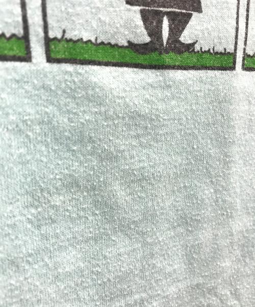 キャラクターTシャツ（キャラクターTシャツ）キャラクターTシャツ (キャラクターTシャツ) 80s SPY VS SPY(スパイVSスパイ) キャラクターTシャツ スカイブルー サイズ:Lの古着・服飾アイテム