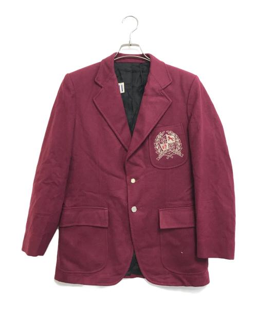 VINTAGE（ヴィンテージ）VINTAGE (ヴィンテージ) スクールジャケット レッド サイズ:36sの古着・服飾アイテム