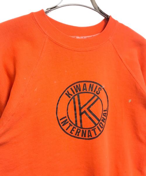 VINTAGE（ヴィンテージ）VINTAGE (ヴィンテージ) 半袖スウェット オレンジ サイズ:Mの古着・服飾アイテム