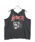 バンドTシャツ（バンドTシャツ）の古着「80s SLAYER(スレイヤー) ノースリーブカットソー」｜ブラック