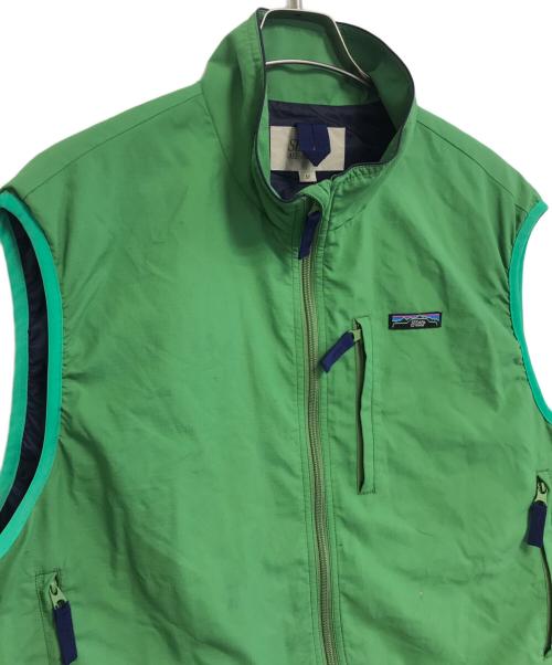SEDAN ALL-PURPOSE（セダンオールパーパス）SEDAN ALL-PURPOSE (セダンオールパーパス) Full Zip Packable Vest グリーン サイズ:Mの古着・服飾アイテム