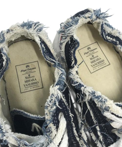 Maison MIHARA YASUHIRO（メゾン ミハラ ヤスヒロ）Maison MIHARA YASUHIRO (メゾン ミハラ ヤスヒロ) ローカットスニーカー インディゴ サイズ:42の古着・服飾アイテム