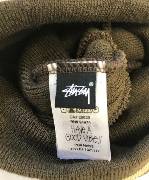 stussy（ステューシー）stussy (ステューシー) ニット帽 ブラウン サイズ:表記なしの古着・服飾アイテム