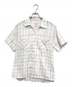 VINTAGEヴィンテージ）の古着「半袖シャツ」｜ベージュ