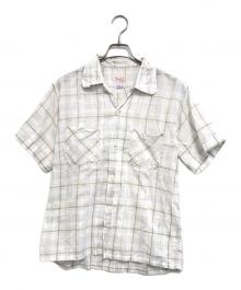 VINTAGE（ヴィンテージ）の古着「半袖シャツ」｜ベージュ