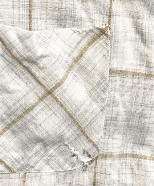 VINTAGE（ヴィンテージ）VINTAGE (ヴィンテージ) 半袖シャツ ベージュ サイズ:Mの古着・服飾アイテム