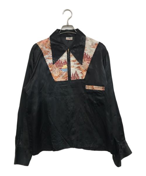 MOUNT Anterope（マウント・アンテロープ）MOUNT Anterope (マウント・アンテロープ) スカシャツ ブラック サイズ:表記なしの古着・服飾アイテム