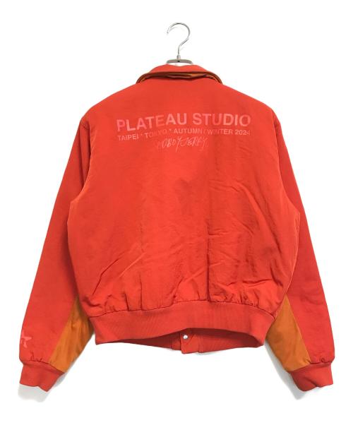 PLATEAU STUDIO（プラテウスタジオ）PLATEAU STUDIO (プラテウスタジオ) 切替ボンバージャケット オレンジ サイズ:2の古着・服飾アイテム