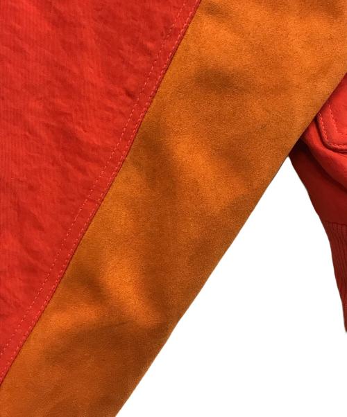 PLATEAU STUDIO（プラテウスタジオ）PLATEAU STUDIO (プラテウスタジオ) 切替ボンバージャケット オレンジ サイズ:2の古着・服飾アイテム