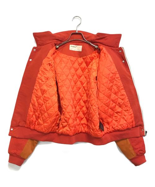 PLATEAU STUDIO（プラテウスタジオ）PLATEAU STUDIO (プラテウスタジオ) 切替ボンバージャケット オレンジ サイズ:2の古着・服飾アイテム