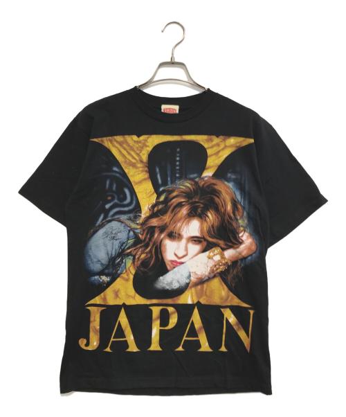 バンドTシャツ（バンドTシャツ）バンドTシャツ (バンドTシャツ) X JAPAN(エックス・ジャパン) バンドTシャツ ブラック サイズ:Mの古着・服飾アイテム