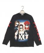 バンドロングスリーブTシャツバンドロングスリーブTシャツ）の古着「X JAPAN(エックス・ジャパン) バンドロングスリーブTシャツ」｜ブラック