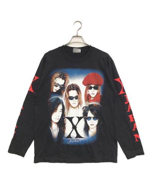 バンドロングスリーブTシャツ（バンドロングスリーブTシャツ）バンドロングスリーブTシャツ (バンドロングスリーブTシャツ) X JAPAN(エックス・ジャパン) バンドロングスリーブTシャツ ブラック サイズ:Lの古着・服飾アイテム