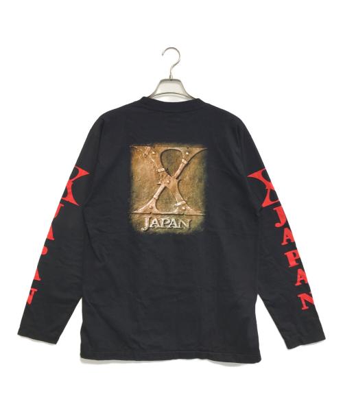 バンドロングスリーブTシャツ（バンドロングスリーブTシャツ）バンドロングスリーブTシャツ (バンドロングスリーブTシャツ) X JAPAN(エックス・ジャパン) バンドロングスリーブTシャツ ブラック サイズ:Lの古着・服飾アイテム