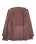 中古・古着 HOMME PLISSE ISSEY MIYAKE (オムプリッセ イッセイ ミヤケ) メッシュプリーツテーラードジャケット ボルドー サイズ:3：42000円
