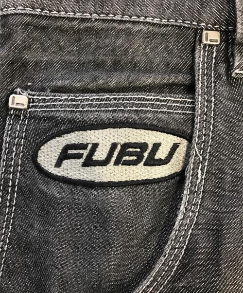 FUBU（フブ）FUBU (フブ) ペインターバギーデニムパンツ グレー サイズ:W36 L34の古着・服飾アイテム