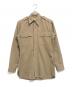 VINTAGE（ヴィンテージ）の古着「エポレット・チンスト付きオフィサーシャツ」｜カーキ