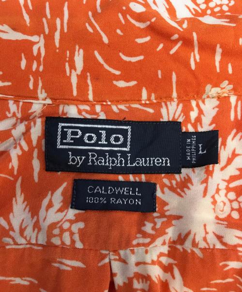 POLO RALPH LAUREN（ポロ・ラルフローレン）POLO RALPH LAUREN (ポロ・ラルフローレン) オープンカラーシャツ オレンジ サイズ:Lの古着・服飾アイテム