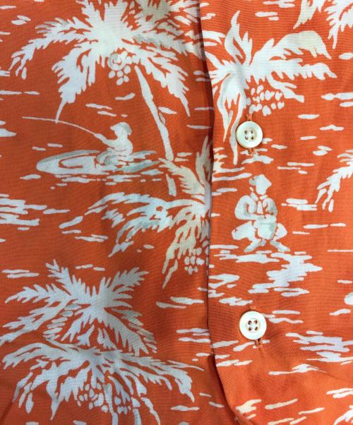 POLO RALPH LAUREN（ポロ・ラルフローレン）POLO RALPH LAUREN (ポロ・ラルフローレン) オープンカラーシャツ オレンジ サイズ:Lの古着・服飾アイテム