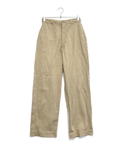 VINTAGE MILITARY（ヴィンテージ ミリタリー）VINTAGE MILITARY (ヴィンテージ ミリタリー) USMC カーキトラウザーズ ベージュ サイズ:30×31の古着・服飾アイテム