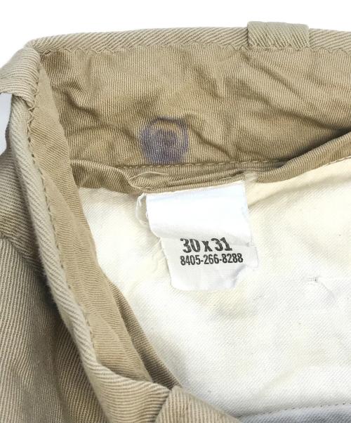 VINTAGE MILITARY（ヴィンテージ ミリタリー）VINTAGE MILITARY (ヴィンテージ ミリタリー) USMC カーキトラウザーズ ベージュ サイズ:30×31の古着・服飾アイテム