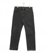 LEVI'Sリーバイス）の古着「505後染めブラックデニム」｜ブラック