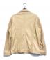 lukhanyo.mdingi (ルクハンヨ・ンディンギ) レザージャケット ベージュ サイズ:M：27000円