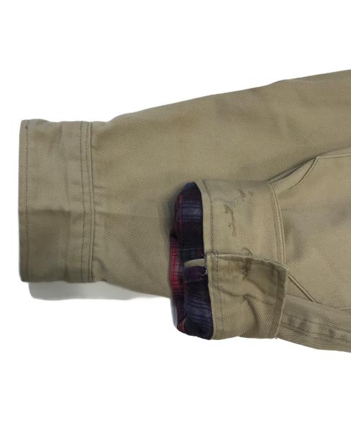 VINTAGE（ヴィンテージ）VINTAGE (ヴィンテージ) 50'sジップアップジャケット ベージュ サイズ:表記なしの古着・服飾アイテム