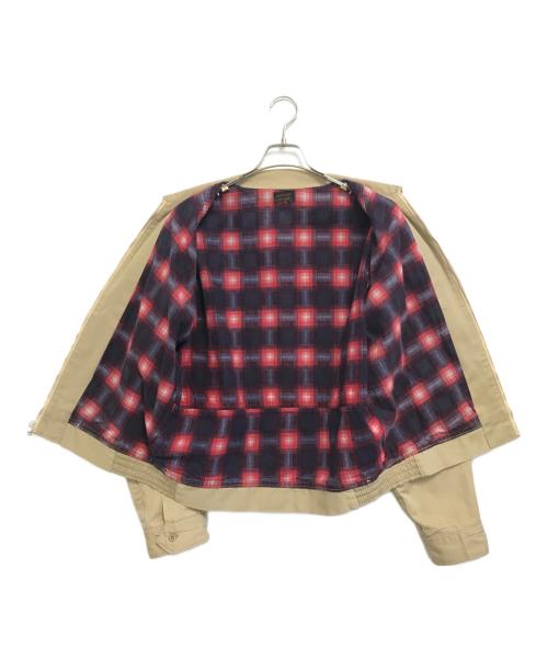 VINTAGE（ヴィンテージ）VINTAGE (ヴィンテージ) 50'sジップアップジャケット ベージュ サイズ:表記なしの古着・服飾アイテム