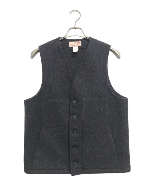 FILSON GARMENT（フィルソン ガーメント）FILSON GARMENT (フィルソン ガーメント) マッキーノウールベスト ブラック サイズ:38の古着・服飾アイテム