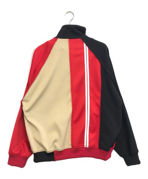 el conductorh（コンダクター）el conductorh (コンダクター) CRAZY PATTERN TRACK JKT レッド サイズ:2の古着・服飾アイテム