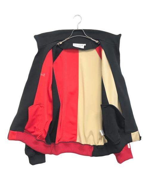 el conductorh（コンダクター）el conductorh (コンダクター) CRAZY PATTERN TRACK JKT レッド サイズ:2の古着・服飾アイテム