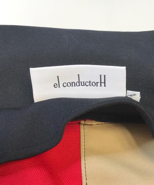 el conductorh（コンダクター）el conductorh (コンダクター) CRAZY PATTERN TRACK JKT レッド サイズ:2の古着・服飾アイテム