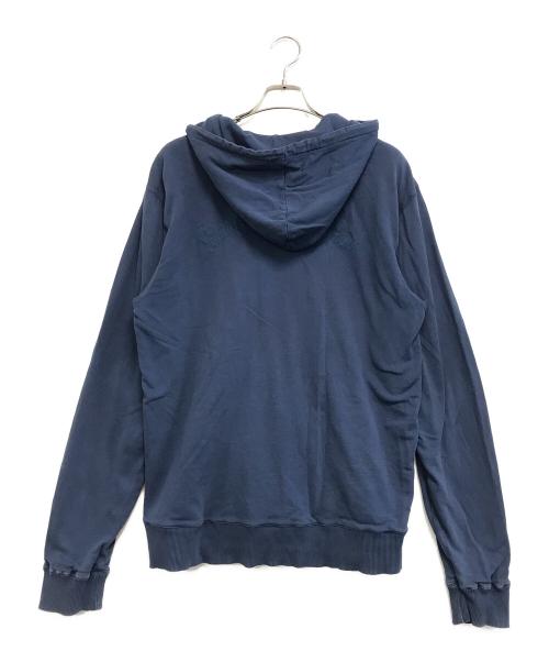 stussy（ステューシー）stussy (ステューシー) 裏サーマルジップパーカー ネイビー サイズ:XLの古着・服飾アイテム