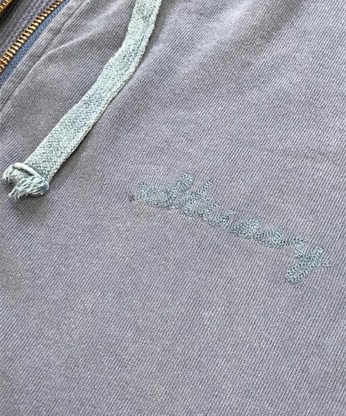 stussy（ステューシー）stussy (ステューシー) 裏サーマルジップパーカー ネイビー サイズ:XLの古着・服飾アイテム