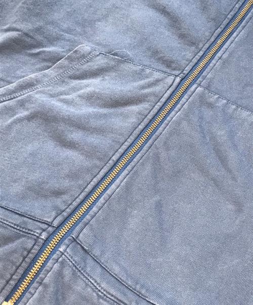 stussy（ステューシー）stussy (ステューシー) 裏サーマルジップパーカー ネイビー サイズ:XLの古着・服飾アイテム