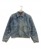 FOREMOSTフォアモースト/フォアモスト）の古着「2ndタイプブランケット付きデニムジャケット」｜インディゴ