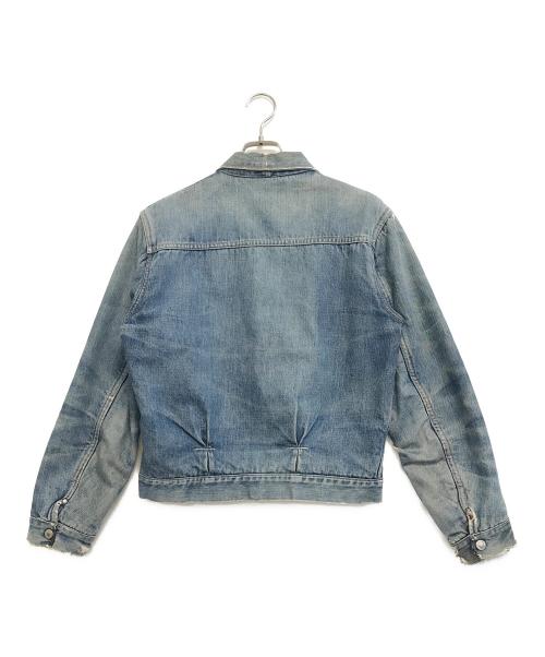 FOREMOST（フォアモースト/フォアモスト）FOREMOST (フォアモースト/フォアモスト) 2ndタイプブランケット付きデニムジャケット インディゴ サイズ:表記なしの古着・服飾アイテム