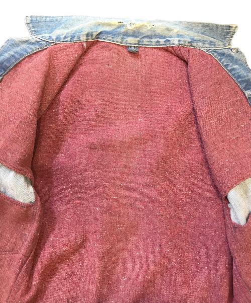 FOREMOST（フォアモースト/フォアモスト）FOREMOST (フォアモースト/フォアモスト) 2ndタイプブランケット付きデニムジャケット インディゴ サイズ:表記なしの古着・服飾アイテム