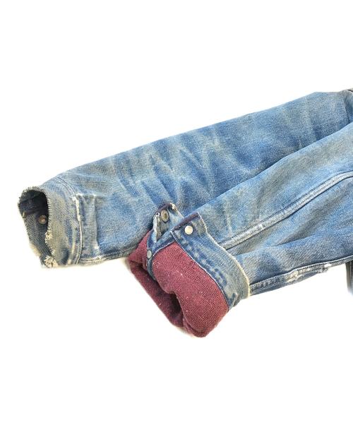 FOREMOST（フォアモースト/フォアモスト）FOREMOST (フォアモースト/フォアモスト) 2ndタイプブランケット付きデニムジャケット インディゴ サイズ:表記なしの古着・服飾アイテム