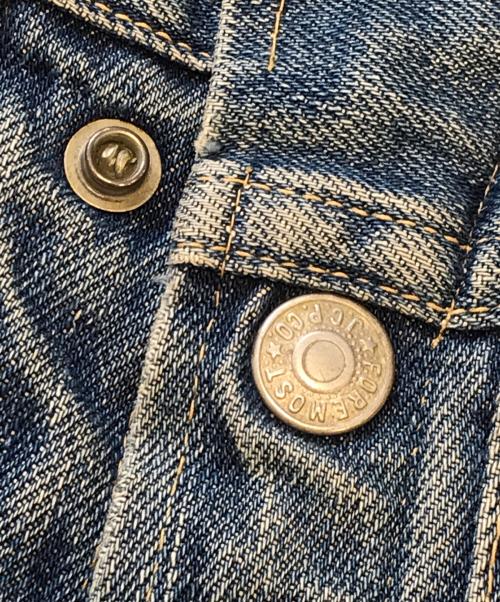 FOREMOST（フォアモースト/フォアモスト）FOREMOST (フォアモースト/フォアモスト) 2ndタイプブランケット付きデニムジャケット インディゴ サイズ:表記なしの古着・服飾アイテム