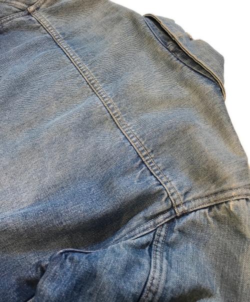 FOREMOST（フォアモースト/フォアモスト）FOREMOST (フォアモースト/フォアモスト) 2ndタイプブランケット付きデニムジャケット インディゴ サイズ:表記なしの古着・服飾アイテム