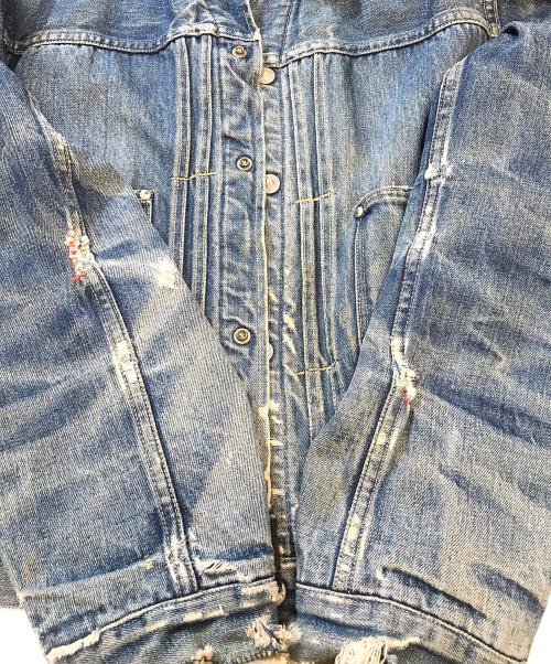 FOREMOST（フォアモースト/フォアモスト）FOREMOST (フォアモースト/フォアモスト) 2ndタイプブランケット付きデニムジャケット インディゴ サイズ:表記なしの古着・服飾アイテム