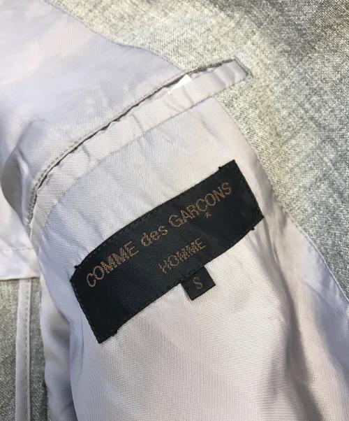 COMME des GARCONS HOMME PLUS（コムデギャルソンオムプリュス）COMME des GARCONS HOMME PLUS (コムデギャルソンオムプリュス) 2Bウールテーラードジャケット グレー サイズ:Ｓの古着・服飾アイテム