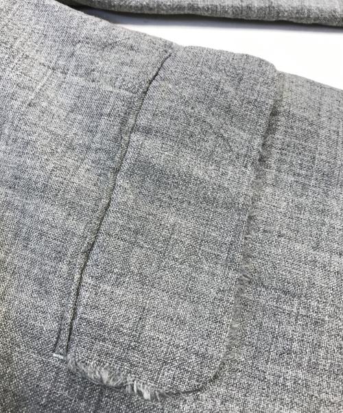 COMME des GARCONS HOMME PLUS（コムデギャルソンオムプリュス）COMME des GARCONS HOMME PLUS (コムデギャルソンオムプリュス) 2Bウールテーラードジャケット グレー サイズ:Ｓの古着・服飾アイテム