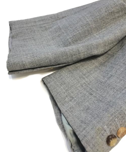 COMME des GARCONS HOMME PLUS（コムデギャルソンオムプリュス）COMME des GARCONS HOMME PLUS (コムデギャルソンオムプリュス) 2Bウールテーラードジャケット グレー サイズ:Ｓの古着・服飾アイテム
