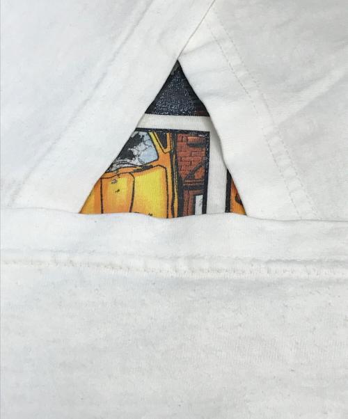 キャラクターTシャツ（キャラクターTシャツ）キャラクターTシャツ (キャラクターTシャツ) 00s SPIDER MAN(スパイダーマン) キャラクターTシャツ ホワイト サイズ:Lの古着・服飾アイテム