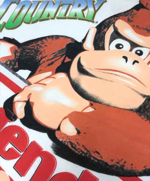 ゲームTシャツ（ゲームTシャツ）ゲームTシャツ (ゲームTシャツ) 90s DONKEY KONG(ドンキー・コング) ゲームTシャツ ホワイト サイズ:Lの古着・服飾アイテム