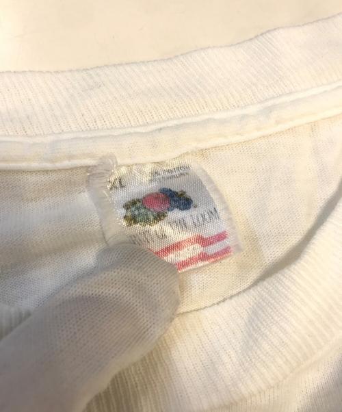 バンドTシャツ（バンドTシャツ）バンドTシャツ (バンドTシャツ) 90s THE BEATLES(ザ・ビートルズ) バンド長袖Tシャツ ホワイト サイズ:XLの古着・服飾アイテム