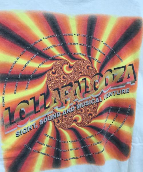 フェスTシャツ（フェスTシャツ）フェスTシャツ (フェスTシャツ) 90s LOLLAPALOOZA(ロラパルーザ) フェスTシャツ ホワイト サイズ:XLの古着・服飾アイテム
